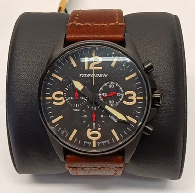 Reloj cronógrafo Torgoen T16 (TN/1107) de acero inoxidable para hombre Foto 1 de 4