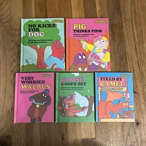 Sweet Pickles Book Lot of 5 Vintage Hardcover Childrens Weekly Reader - Picture 1 of 13