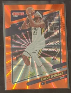 Holograma láser naranja paralelo #65 Panini Donruss Royce O'Neale 2021-22 - Imagen 1 de 1