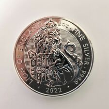 2 oz 2022 Royal Mint Lion of England Tudor Beasts .9999 Fine Silver Bullion Coin