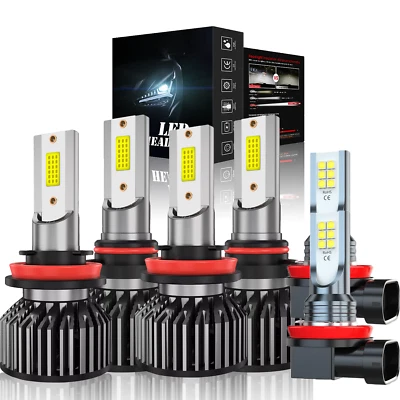 Para Mitsubishi ASX Faros 2013-2015 LED Bombillas altas/bajas + antiniebla 6000K Foto 1 de 4