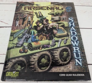 Shadowrun Arsenal Core Gear Rulebook 26003 Hardcover Catalyst Game Labs RPG - Picture 1 of 12
