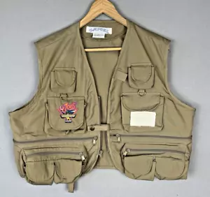 NWOT Vintage 90s Men's One Size Camel Joe's Fish & Game Club Vest Cigarette - Picture 1 of 8