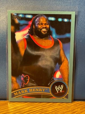 2011 Topps WWE Blue #69 Mark Henry /2011 - Image 1 of 2