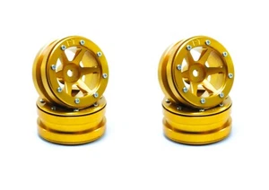 Beadlock Wheels PT- Slingshot Gold/Gold 1.9 (4 pcs) - Picture 1 of 5