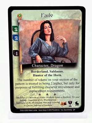 Wheel of Time - Faile, NM English Dark Prophecies - Image 1 of 2