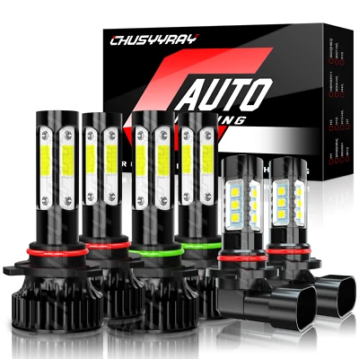 For Lexus RX300 1999 2000 2001 2002 2003 6x Combo LED Fog Light +Headlight Bulbs - Image 1 of 4