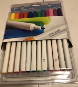 Artist's Loft 36 Color Mixed Media Triangle Marker Set - Brand New! - Picture 1 of 5