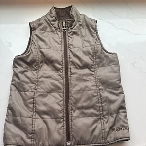 Ariat Girls Kids Reversible Vest Medium 10/12 - Picture 1 of 12