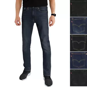 Levi's Men's 510 Blue Jeans Skinny Fit Low Rise Stretch Denim Tapered Pants - Picture 1 of 12