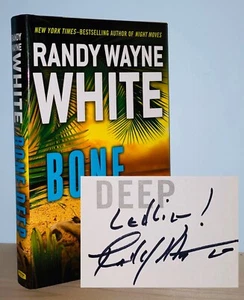 Randy Wayne White - Bone Deep - SIGNED 1st 1st - Florida Mystery - NR - Picture 1 of 5