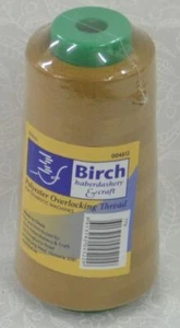 Birch Overlocker Serger Thread 2500m Cone For Overlocking, Colour OLD GOLD - 779 - Picture 1 of 2