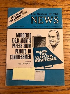 The REVIEW OF THE NEWS Book KGB Agents Congressmen 4/27/1977 Vol. 13 No. 17 - Picture 1 of 5