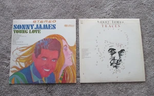 Lot of 2, SONNY JAMES, Traces, Capitol ST-11108, Young Love, RCA CAS-2140,33rpm - Picture 1 of 7