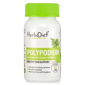 Polypodium Leucotomos (PLE) 20:1 Extract Capsules Immune Support Skin Health - Picture 1 of 4