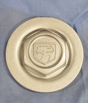 Dodge Viper GTS 1996 1997 1998 original de fábrica OEM tapa central plateada Foto 1 de 4