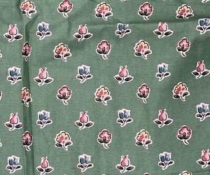 1.75 Yard Floral Cotton Printed Fabric 50”Width - Picture 1 of 3