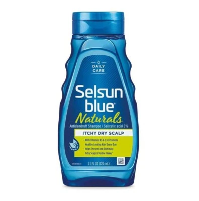 Selsun Blue Naturals Schuppen-Shampoo - juckende trockene Kopfhaut (11 Unzen/325 ml)