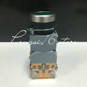 5PC LA39 Apertura 22 con Luz y Bloqueo Botón Verde LA39-B2-11TD/G23 - Imagen 1 de 3