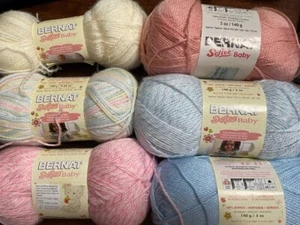 Bernat yarn - SOFTEE BABY - no dye lot - made in Canada - Picture 1 of 46