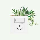 Light Switch Decoration Removable Decal Stickers Tropical Leaves Home Decor Au