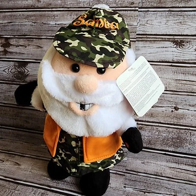 Gemmy Animado Camuflaje Papá Noel Musical Paso Lateral Navidad Baile Cazador  Foto 1 de 4