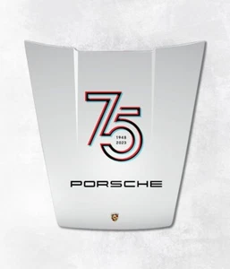 75 Years of Porsche 911 Cars Mini Hood Display. Hood Glossy Aluminum - Picture 1 of 2