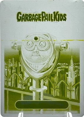 2021 GPK Go On Vacation "Observation Decker" Printing Plate #56 [Yellow] 1/1 - Image 1 of 4