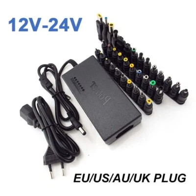 AC TO DC 12V 15v 16v 18v 19v 24V 20V Adjustable Power supply Charger Adapter 96W - Image 1 of 4