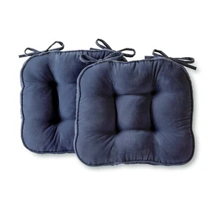 Almohadillas para silla de comedor de microfibra - juego de dos - Imagen 1 de 11