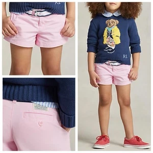 POLO RALPH LAUREN AUTHENTIC TODDLERS GIRLS BRAND NEW ORIGINAL SHORTS Sz 4T, NWT - Picture 1 of 10