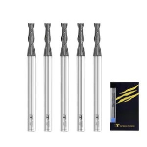 Mikrokorn Hartmetall Vierkant Schaftfräser - 2 Flöten - ISE3/32 2T (5 Stück, 3/32") -... - Bild 1 von 7