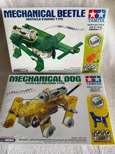 Tamiya Mechanical Beetle and Dog 71103 980 Sealed in Package - Picture 1 of 2