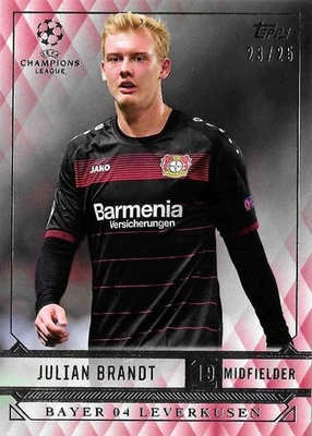2016-17 Topps UEFA Champions League Showcase Julian Brandt RC Rookie SP Red /25 - Image 1 of 3