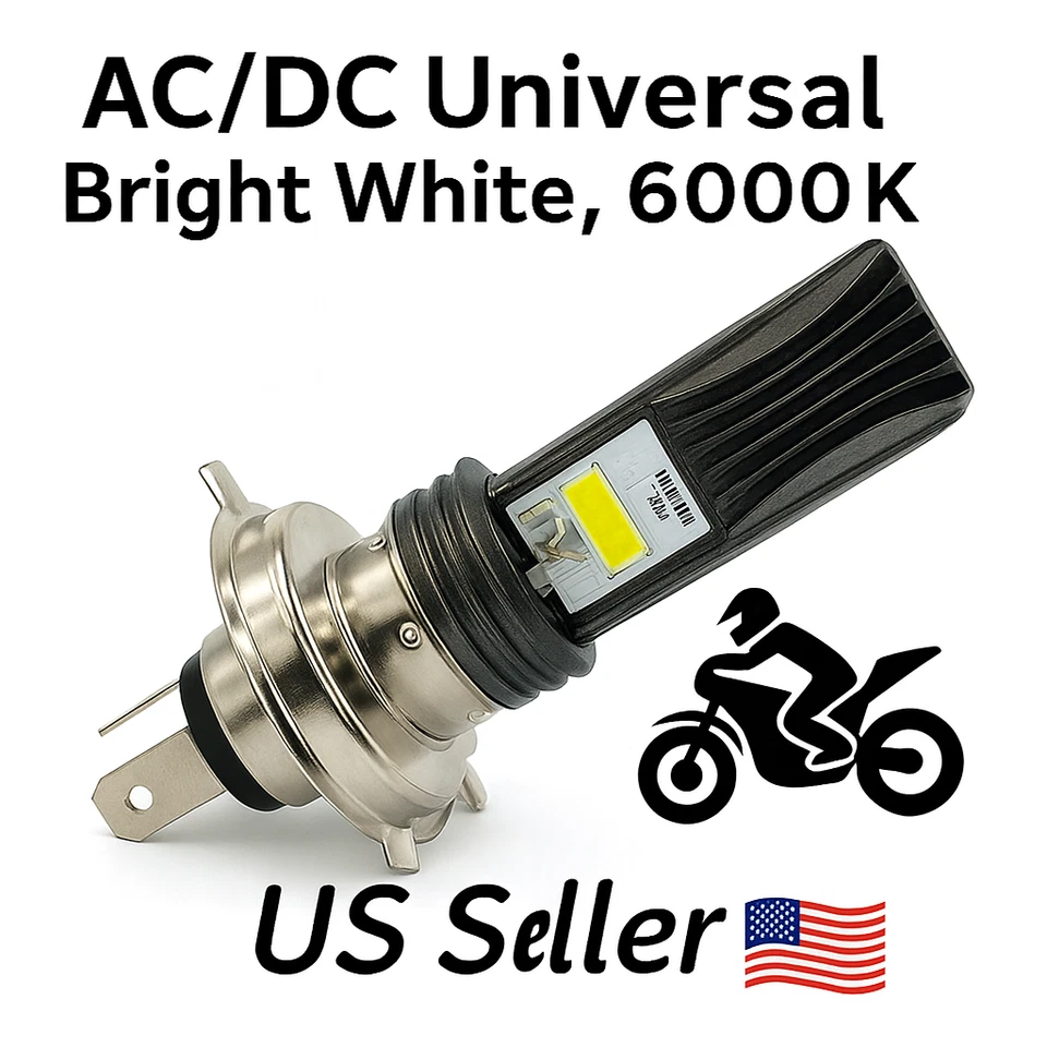 🌟Bombilla de faro LED Ultra Hi/Lo 12v para 2000, 2001 KTM 640E Six Days Supermoto Foto 1 de 4