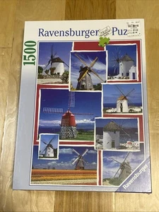 NEW Ravensburger - Dutch Windmills 1500 Piece Puzzle Premium Puzzle 162628 NIB - Picture 1 of 9