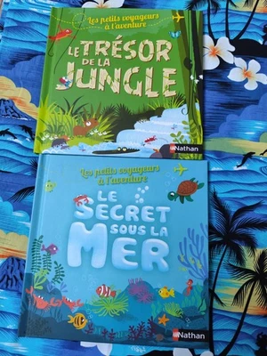 Livre Jeunesse Le Trésor de la Jungle et le petits voyageurs à l'aventure Nathan - Photo 1/3