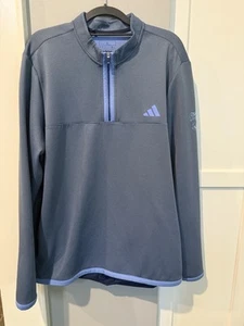 Turnbery Scotland Golf Course Trump Adidas Quarter-Zip Pullover L - Picture 1 of 5