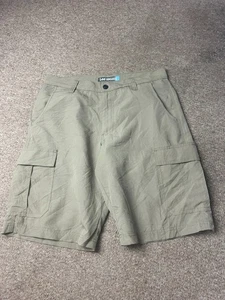 Lee Latzhose Herren Größe 32 leichte Cargoshorts beige leichte Tasche W32 - Bild 1 von 6