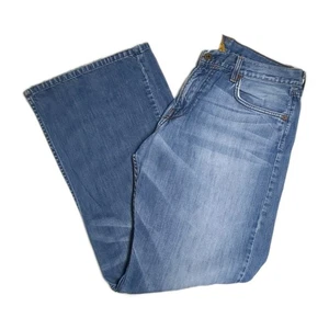 Lucky Jeans by Gene Montesano Men Santa Cruzer Jean 34 Made USA Wiskers Distress - Picture 1 of 13