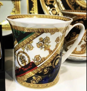 VERSACE BAROQUE MEDUSA MUG ROSENTHAL NEW in BOX LOVER GIFT SALE RARE - Picture 1 of 2