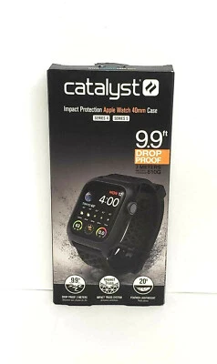 NOB Catalyst - Protective Case for Apple Watch 40mm Series 4 & 5 - Stealth Black - Image 1 of 3