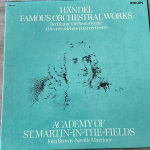 HÄNDEL: Famous Orchestral Works - Marriner (4-LP-Box Philips 6925 037 Stereo/NM) - Picture 1 of 3