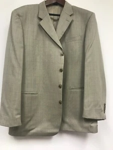 48L Jones New York Made in DR 85% wool 15% silk mens suit jacket with 2 buttons - Picture 1 of 2