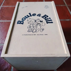 ROBA - 3 bols BOULE & BILL coffrets bois - 100 ex  Série Limitée Création 2005 - Picture 1 of 3