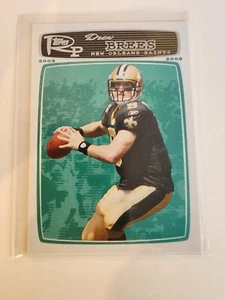 2008 Topps Rookie Progression #1 Drew Brees - New Orleans Saints - Picture 1 of 2