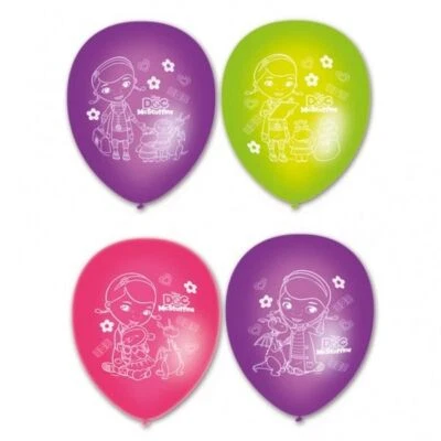 AMSCAN Disney Doc McStuffins Balloons 11" – 6 Character Story Balloons, 4 Poses, 27.5cm