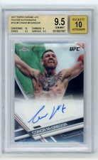 2017 Topps Chrome UFC Fighter Autographs #FACM Conor McGregor BGS 9.5 / 10 Auto