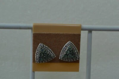 1.15ct Narsipatnam Color Change Alexandrite Earrings Platinum over Fine Silver  Foto 1 de 4