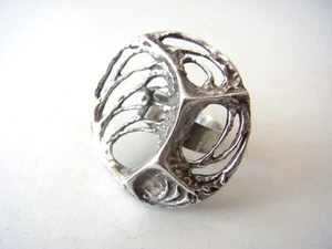 Designer Ring Silber 830 Spiderweb Sten & Laine Finnland 1970 - Bild 1 von 5